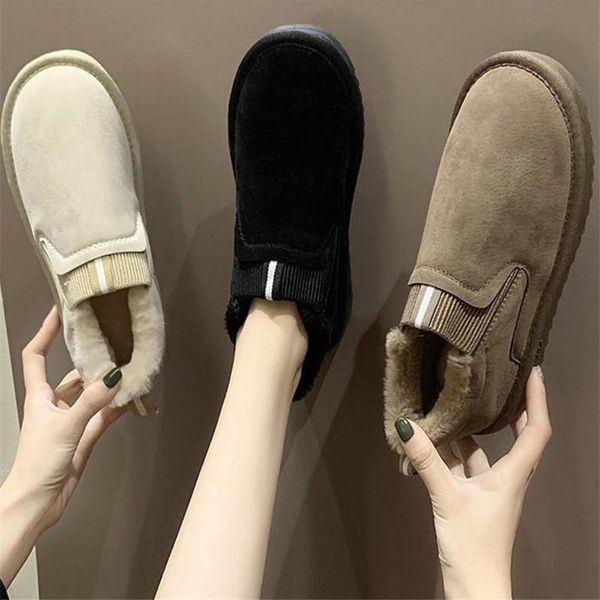 boots cotton shoes women's winter 2021 short snow with plush and thick insulation, Black
boots cotton shoes women's winter 2021 short snow with plush and thick insulation, Black