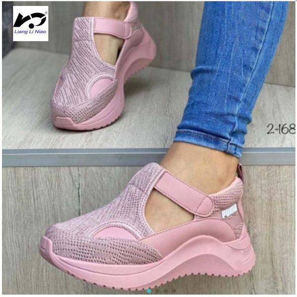 new women's large casual sandals women's flat platform platform mesh hook and loop sandles women shoes woman, Black
new women's large casual sandals women's flat platform platform mesh hook and loop sandles women shoes woman, Black