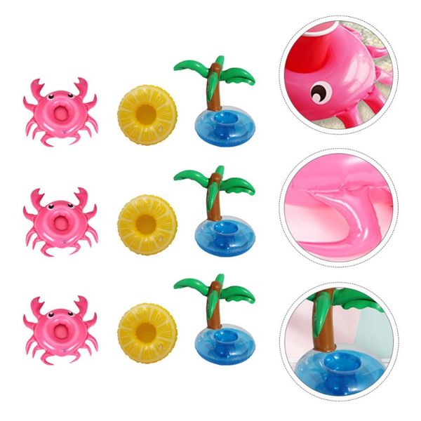 life vest & buoy 9pcs inflatable drink holder floats cup holders for summer pool
life vest & buoy 9pcs inflatable drink holder floats cup holders for summer pool