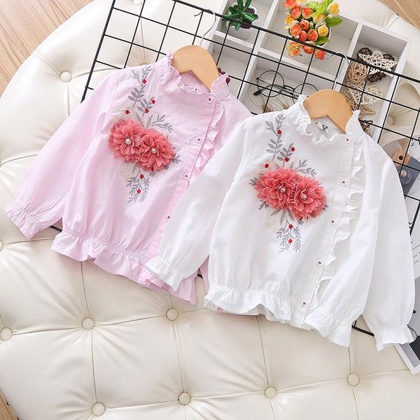 shirts children's blouse three-dimensional plate flower embroidery lace collar 2021 spring wear girl long-sleeved, White;black
shirts children's blouse three-dimensional plate flower embroidery lace collar 2021 spring wear girl long-sleeved, White;black