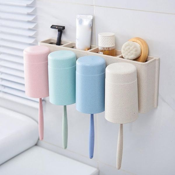 bathroom storage & organization toothbrush holder with water cups wall mounted tooth brush rack organizer +automatic toothpaste dispenser
bathroom storage & organization toothbrush holder with water cups wall mounted tooth brush rack organizer +automatic toothpaste dispenser