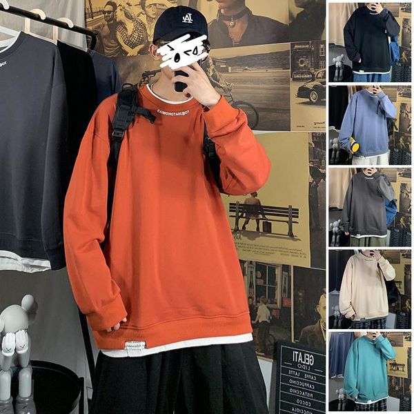 men's hoodies & sweatshirts korean minimalist sweatshirt men casual o-neck 2021 autumn winter male quality jogger texture pullovers, Black
men's hoodies & sweatshirts korean minimalist sweatshirt men casual o-neck 2021 autumn winter male quality jogger texture pullovers, Black