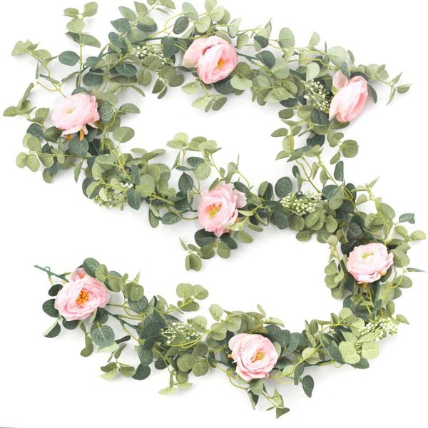 decorative flowers & wreaths 1.8m 8 heads artificial flower vine rose fake silk rattan home wedding decoration wall hanging para decora
decorative flowers & wreaths 1.8m 8 heads artificial flower vine rose fake silk rattan home wedding decoration wall hanging para decora