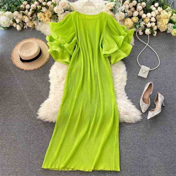 summer boho long robe women fashion loose pleats dresses ladies elegant petal short sleeve midi dress vestidos 210525, Black;gray
summer boho long robe women fashion loose pleats dresses ladies elegant petal short sleeve midi dress vestidos 210525, Black;gray