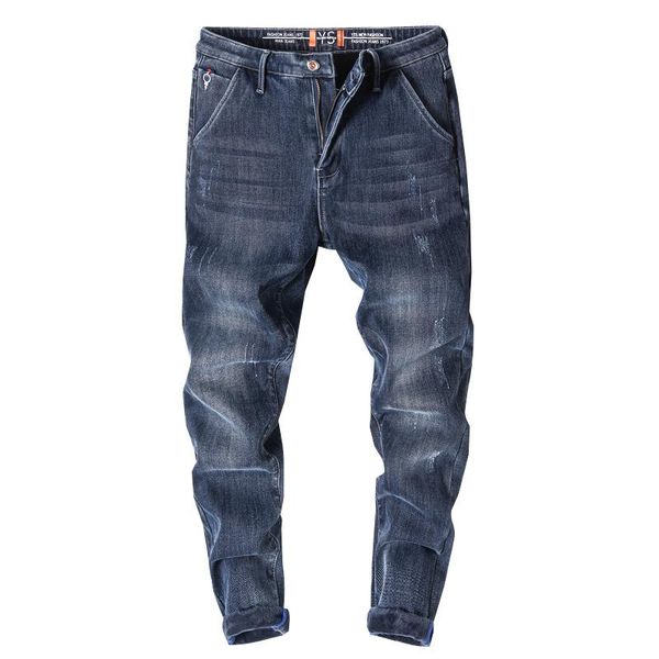 men's jeans men winter warm fleece thicken blue denim stretch slim fit casual elastic pants 28-38
men's jeans men winter warm fleece thicken blue denim stretch slim fit casual elastic pants 28-38