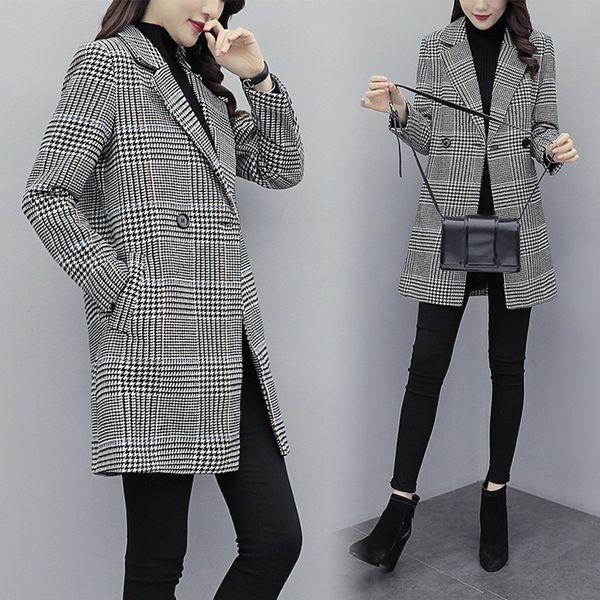 strawberry bird women at work vintage winter office long mourn button wool yarn women's jacket, Black;brown
strawberry bird women at work vintage winter office long mourn button wool yarn women's jacket, Black;brown