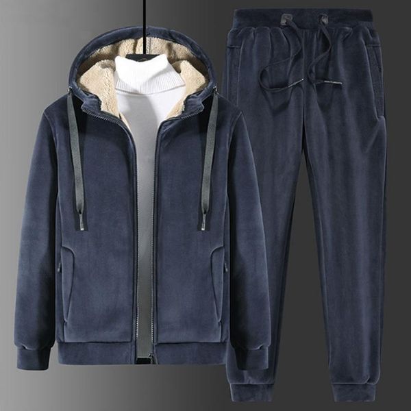 men's tracksuits autumn winter sets zipper hoodie+pants two pieces casual tracksuit male sportswear clothing sweat suit mens lamb wool, Gray
men's tracksuits autumn winter sets zipper hoodie+pants two pieces casual tracksuit male sportswear clothing sweat suit mens lamb wool, Gray