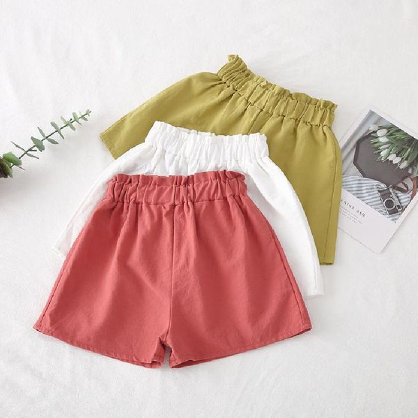 shorts kids girls summer loose casual for child elastic high waist short pants wild color cute clothing, Black
shorts kids girls summer loose casual for child elastic high waist short pants wild color cute clothing, Black