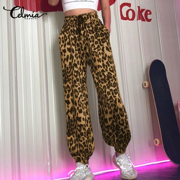 women's pants & capris celmia fashion leopard print streetwear women casual loose harem trousers 2021 drawstring sweatpants spring pant, Black;white
women's pants & capris celmia fashion leopard print streetwear women casual loose harem trousers 2021 drawstring sweatpants spring pant, Black;white