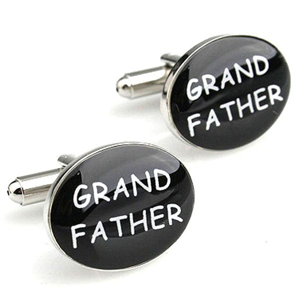 cufflinks whole style male grand father letter black cufflinks nail sleeve 170147, Silver
cufflinks whole style male grand father letter black cufflinks nail sleeve 170147, Silver