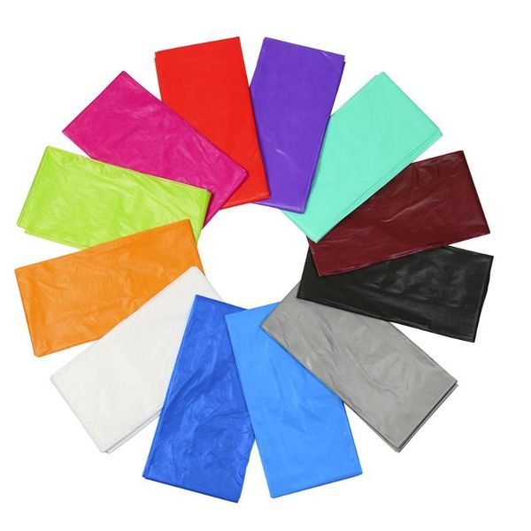 1pc plain disposable tablecloth 137*274cm tablecloth wedding birthday party set party decoration 7.22