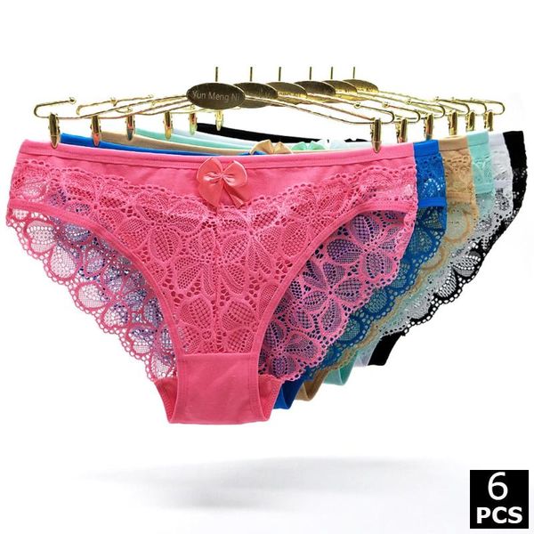 women's panties alyowangyina 6 pcs/lot colour lace briefs 2021 arrival cotton women underwear 89358, Black;pink
women's panties alyowangyina 6 pcs/lot colour lace briefs 2021 arrival cotton women underwear 89358, Black;pink