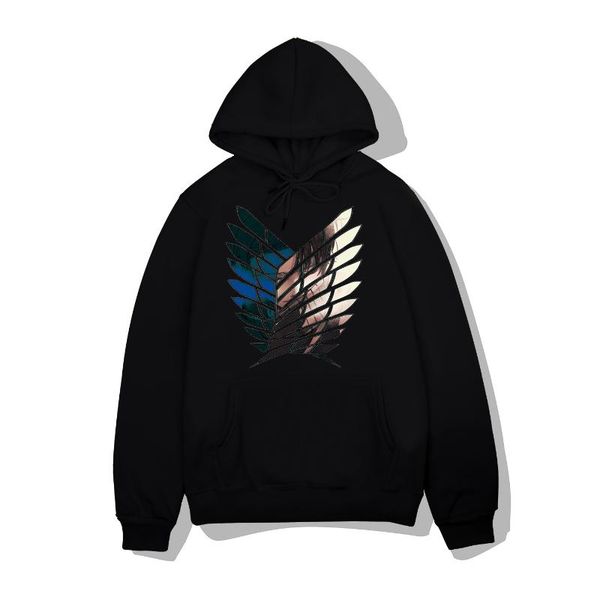 men's hoodies & sweatshirts attack on titan men hoodie 2021fashion threaded cuffs pullovers oversize sweatshirt women pullover, Black
men's hoodies & sweatshirts attack on titan men hoodie 2021fashion threaded cuffs pullovers oversize sweatshirt women pullover, Black