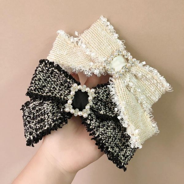 hair clips & barrettes winter zircon pearl bow hairpin for women back head clip temperament spring styling fashion jewelry accessories, Golden;silver
hair clips & barrettes winter zircon pearl bow hairpin for women back head clip temperament spring styling fashion jewelry accessories, Golden;silver
