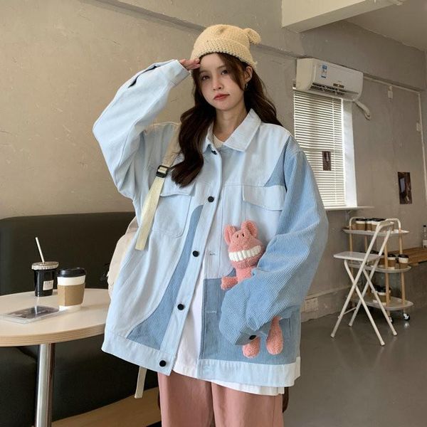women's jackets small coat spring and autumn versatile 2021 chic early contrast casual work jacket long sleeve top, Black;brown
women's jackets small coat spring and autumn versatile 2021 chic early contrast casual work jacket long sleeve top, Black;brown
