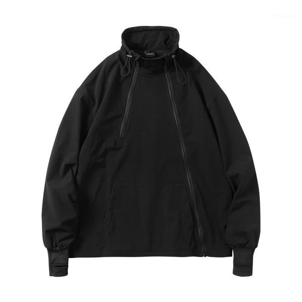 men's jackets silenstorm long neck light jacket techwear streetwear ninjawear aesthetic futuristic, Black;brown
men's jackets silenstorm long neck light jacket techwear streetwear ninjawear aesthetic futuristic, Black;brown