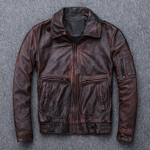 men's leather & faux cow vintage 2021 jacket brand autumn winter large size genuine biker bomber jackets, Black
men's leather & faux cow vintage 2021 jacket brand autumn winter large size genuine biker bomber jackets, Black