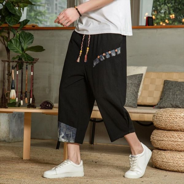 man summer baggy male women pants harem cotton linen vintage elastic waist casual sweatpants men big size trousers 5xl, Black
man summer baggy male women pants harem cotton linen vintage elastic waist casual sweatpants men big size trousers 5xl, Black