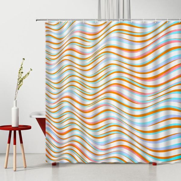 shower curtains printed geometric modern simple color stripe wave pattern polyester household supplies bathroom screen with hook
shower curtains printed geometric modern simple color stripe wave pattern polyester household supplies bathroom screen with hook