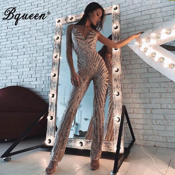 women's jumpsuits & rompers bqueen women spaghetti strap deep v bandage solid backless fashion full bodycon romper, Black;white
women's jumpsuits & rompers bqueen women spaghetti strap deep v bandage solid backless fashion full bodycon romper, Black;white
