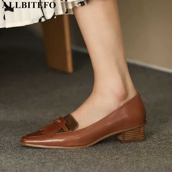 allbitefo fashion tassel genuine leather+horse hair thick heels office ladies shoes high heels party women shoes women heels 210611, Black
allbitefo fashion tassel genuine leather+horse hair thick heels office ladies shoes high heels party women shoes women heels 210611, Black