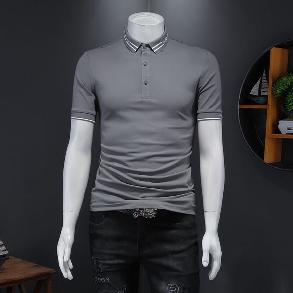 2021 summer pique fabric trend printing polo shirt mens slim handsome lapel shortsleeved tshirt base, White;black
2021 summer pique fabric trend printing polo shirt mens slim handsome lapel shortsleeved tshirt base, White;black