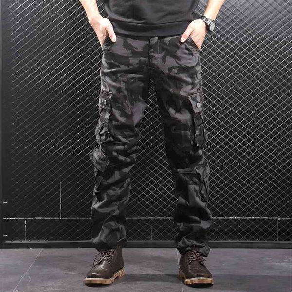men's camouflage baggy cargo pants male army military tactical full length casual long trousers loose straight pant plus size 44 210715, Black
men's camouflage baggy cargo pants male army military tactical full length casual long trousers loose straight pant plus size 44 210715, Black