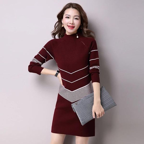 women's sweaters 2021 autumn winter long sweater dress women knitted pullovers casual solid warm plus size mid-length clothes thick, White;black
women's sweaters 2021 autumn winter long sweater dress women knitted pullovers casual solid warm plus size mid-length clothes thick, White;black