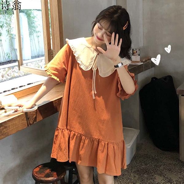 2021 New Summer Women's Dresses Sweet Cute Little Doll Collar Girls Short Fashion Tight Dress Play 3euk, Black;gray
2021 New Summer Women's Dresses Sweet Cute Little Doll Collar Girls Short Fashion Tight Dress Play 3euk, Black;gray