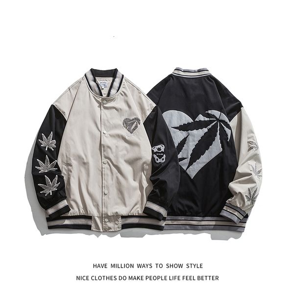 women's jackets men's and women's baseball bomber jackets, large shirts, maple leaf print, bear embroidery, autumn spring sea, Black;brown
women's jackets men's and women's baseball bomber jackets, large shirts, maple leaf print, bear embroidery, autumn spring sea, Black;brown
