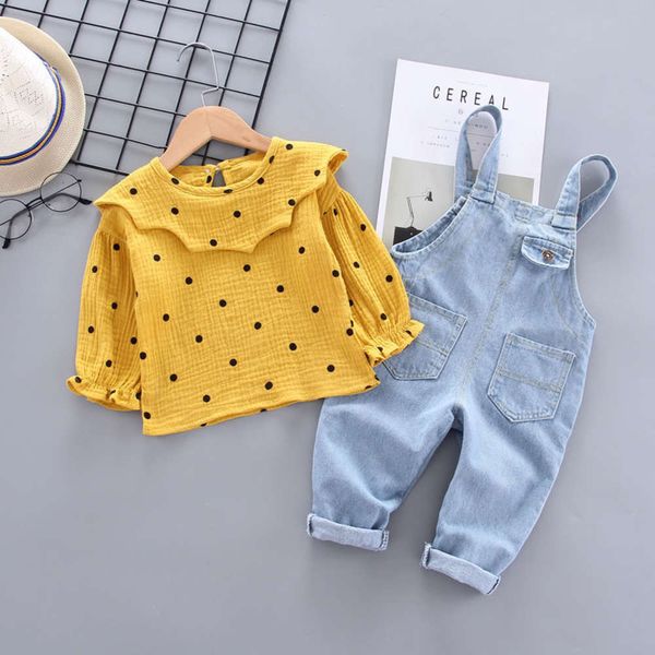 girls' long sleeve suit 2020 new korean children's autumn foreign style denim suspenders, Blue
girls' long sleeve suit 2020 new korean children's autumn foreign style denim suspenders, Blue