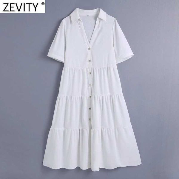 zevity women fashion turn down collar white midi shirt dress female chic pleats short sleeve single breasted vestido ds8355 210603, Black;gray
zevity women fashion turn down collar white midi shirt dress female chic pleats short sleeve single breasted vestido ds8355 210603, Black;gray