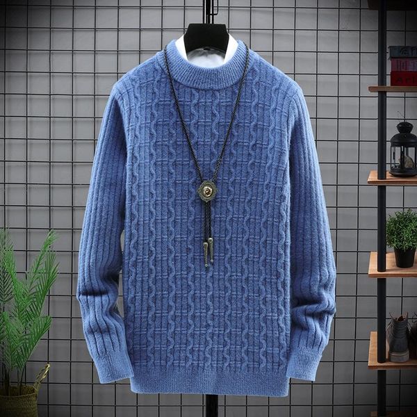 men's pullover knitwear o-neck solid casual warm knit sweater long sleeve slim fit brand knitted pullovers fashion men clothing, White;black
men's pullover knitwear o-neck solid casual warm knit sweater long sleeve slim fit brand knitted pullovers fashion men clothing, White;black