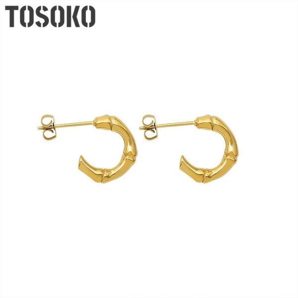 hoop & huggie stainless steel jewelry special shaped c-type ins earrings backbone bamboo women's fashion bsf376, Golden;silver
hoop & huggie stainless steel jewelry special shaped c-type ins earrings backbone bamboo women's fashion bsf376, Golden;silver