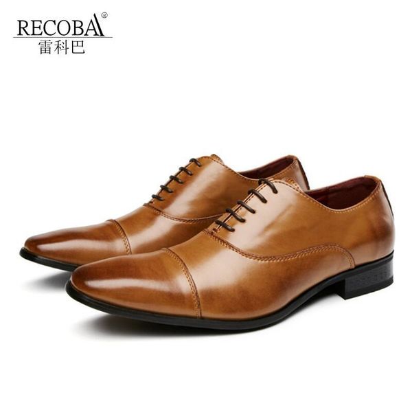 dress shoes recoba business leather men's formal tri-ends super durable party wedding cowhide apartment 3, Black
dress shoes recoba business leather men's formal tri-ends super durable party wedding cowhide apartment 3, Black