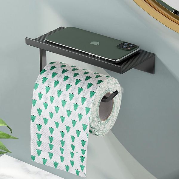 toilet paper holders wall mounted holder bathroom tissue roll phone storage shelf punch accessories
toilet paper holders wall mounted holder bathroom tissue roll phone storage shelf punch accessories