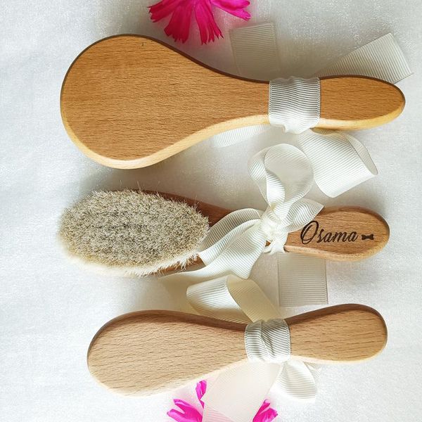 party favor customized name baby shower care hair brush pure natural wool wood comb born massager and gift multi-size
party favor customized name baby shower care hair brush pure natural wool wood comb born massager and gift multi-size