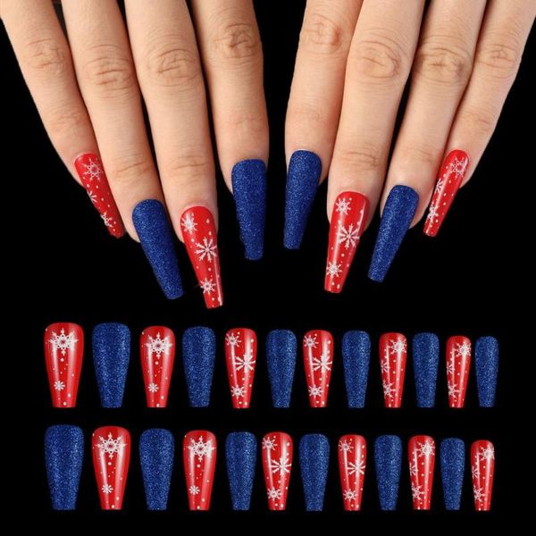 false nails fashion long paragraph artificial nail art snowflake press on fake merry christmas ballerina, Red;gold
false nails fashion long paragraph artificial nail art snowflake press on fake merry christmas ballerina, Red;gold