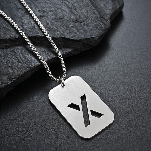pendant necklaces fashion surname name initials carved military nameplate women male stainless steel necklace men couple jewelry, Silver
pendant necklaces fashion surname name initials carved military nameplate women male stainless steel necklace men couple jewelry, Silver