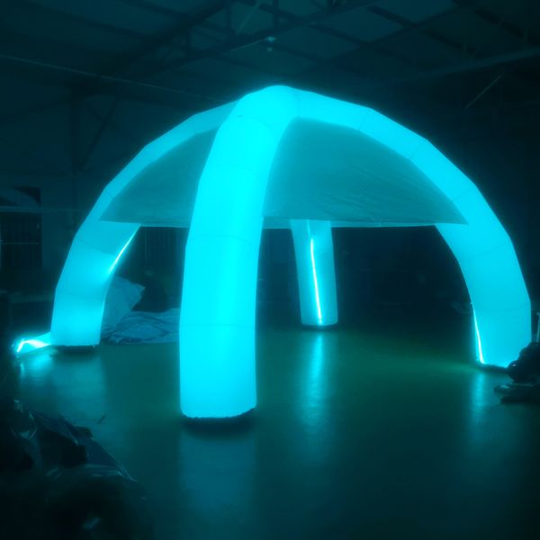 giant 6m inflatable spider tent with rgb colorful led lights 4 legs arched canopy gazebo marquee dome for market/party/cinema wedding decora
giant 6m inflatable spider tent with rgb colorful led lights 4 legs arched canopy gazebo marquee dome for market/party/cinema wedding decora