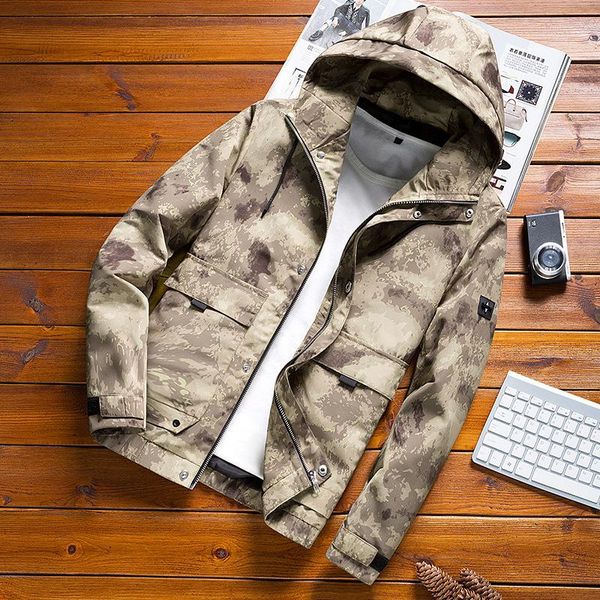 men's jackets coat man autumn 2021 korean version of the trend spring and hood casual jacket fashion brand camufl, Black;brown
men's jackets coat man autumn 2021 korean version of the trend spring and hood casual jacket fashion brand camufl, Black;brown