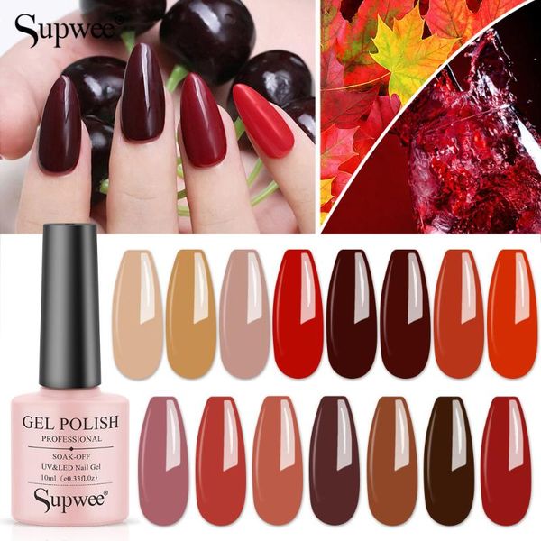 nail gel supwee 10ml polish soak off uv lamp hybrid varnish enamel semi-permanent bean paste color for manicure, Red;pink
nail gel supwee 10ml polish soak off uv lamp hybrid varnish enamel semi-permanent bean paste color for manicure, Red;pink