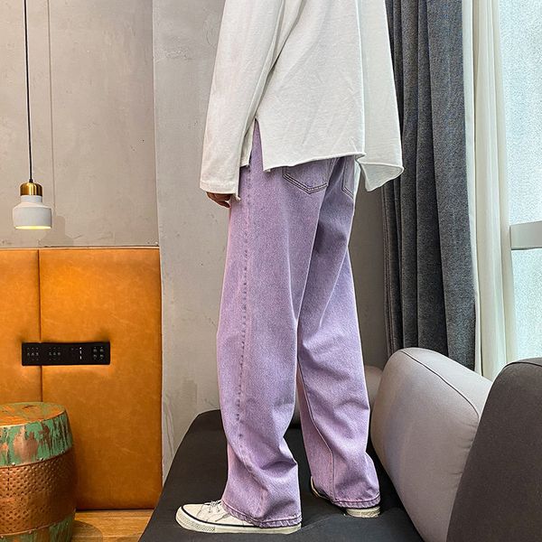 2021 wide-leg men's fashion casual retro purple jeans men streetwear wild hip-hop straight denim pants mens s-2xl xmu2, Blue
2021 wide-leg men's fashion casual retro purple jeans men streetwear wild hip-hop straight denim pants mens s-2xl xmu2, Blue