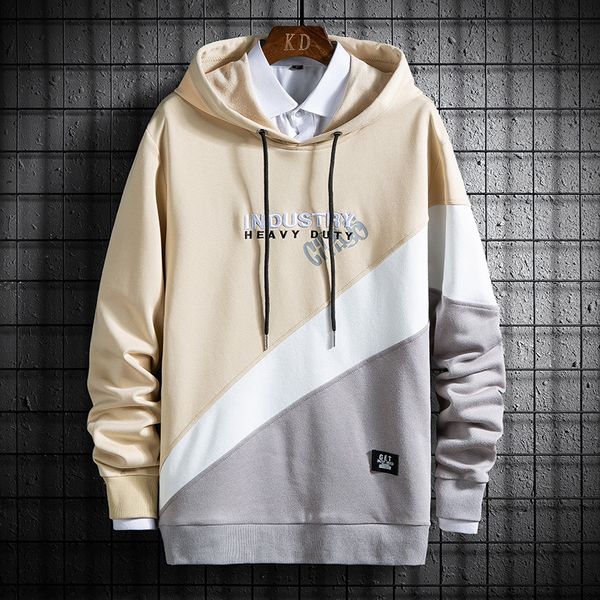 2021 men streetwear new style casual fashion patchwork hooded hoodie long sleeves sweatshirts hip-hop hoodies male yp49, Black
2021 men streetwear new style casual fashion patchwork hooded hoodie long sleeves sweatshirts hip-hop hoodies male yp49, Black