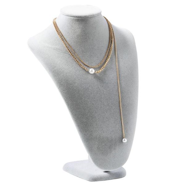 chokers multilayer simulated-pearl pendant vintage necklace women gold color choker necklaces jewelry gift party neck accessory, Golden;silver
chokers multilayer simulated-pearl pendant vintage necklace women gold color choker necklaces jewelry gift party neck accessory, Golden;silver