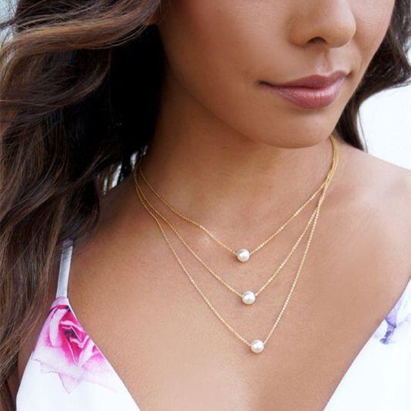 necklace simple beads three layers single artificial pearl necklace necklace accessories women, Silver
necklace simple beads three layers single artificial pearl necklace necklace accessories women, Silver