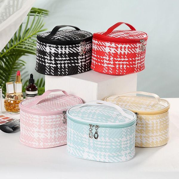 cosmetic bags & cases 8 inch woven portable flip bag,makeup pouch,organizer toiletry bag,travel wash bag,portable handbag
cosmetic bags & cases 8 inch woven portable flip bag,makeup pouch,organizer toiletry bag,travel wash bag,portable handbag