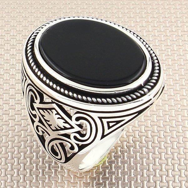 cluster rings modern design siver ring oval black onyx silver men made in turkey solid 925 sterling, Golden;silver
cluster rings modern design siver ring oval black onyx silver men made in turkey solid 925 sterling, Golden;silver