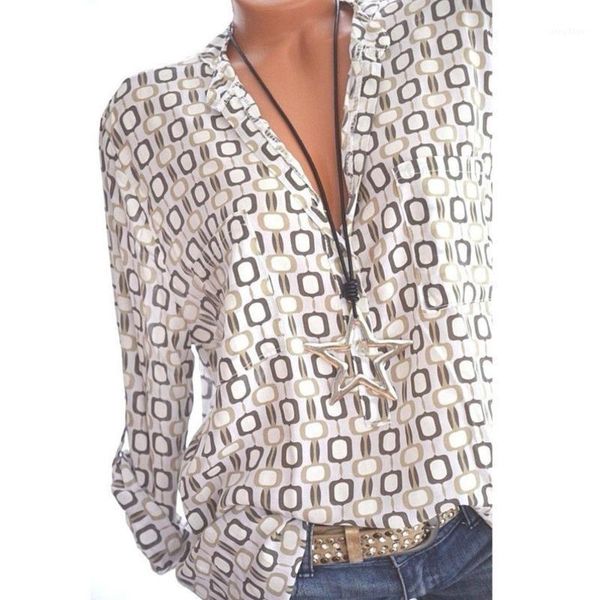 women shirts summer autumn casual v-neck loose chiffon blouse camisa feminina long sleeve ladies print blouses shirt women's &, White
women shirts summer autumn casual v-neck loose chiffon blouse camisa feminina long sleeve ladies print blouses shirt women's &, White