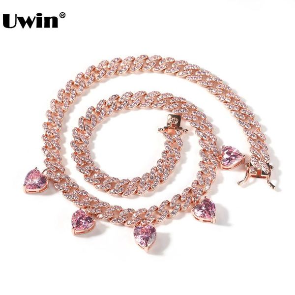 chokers uwin 9mm cuban chain choker with 5 pcs heart charms rose gold cubic zirconia girls fashion jewelry charmming accessories, Golden;silver
chokers uwin 9mm cuban chain choker with 5 pcs heart charms rose gold cubic zirconia girls fashion jewelry charmming accessories, Golden;silver